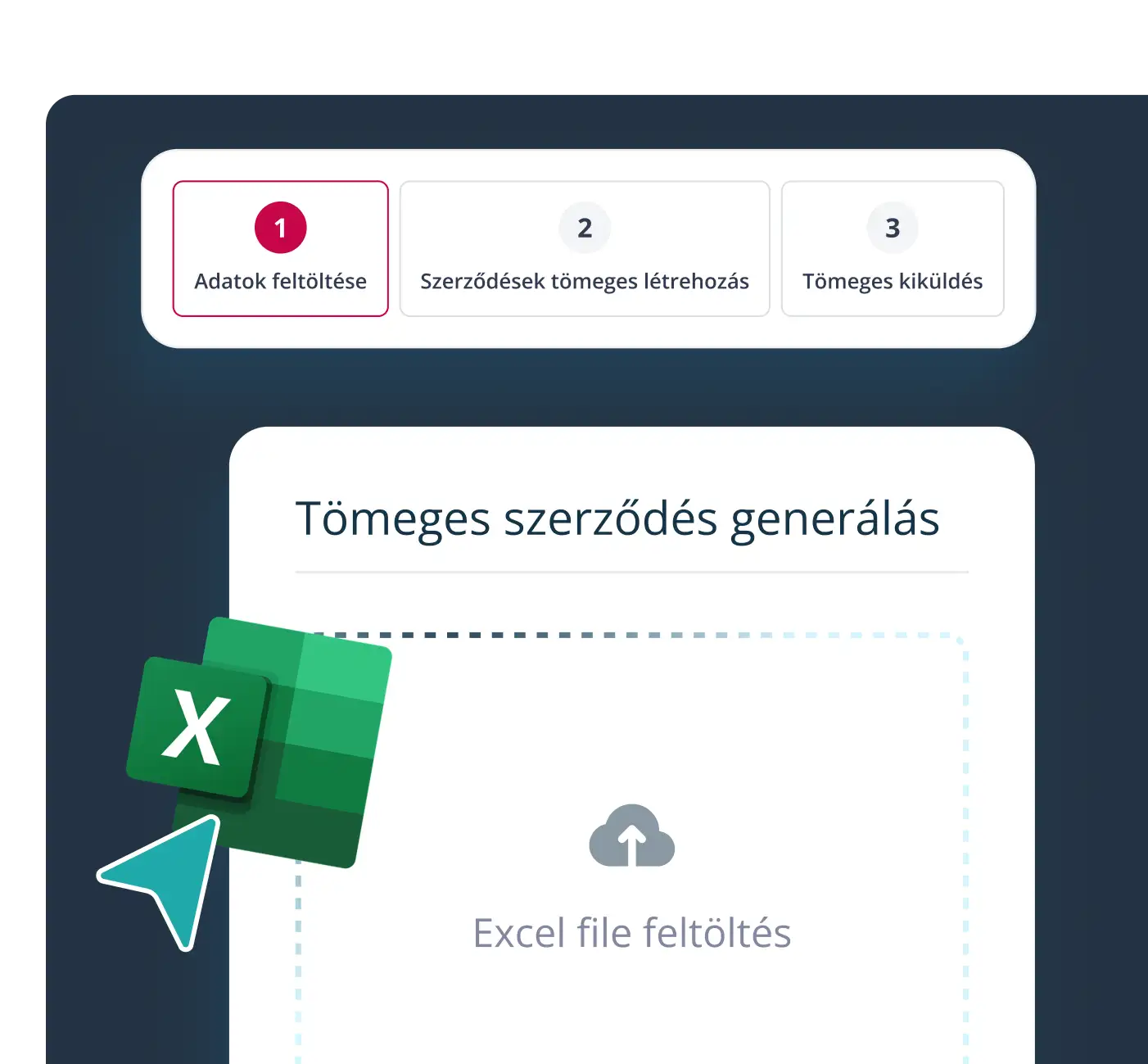Lepingute massisaatmine ühe klõpsuga
