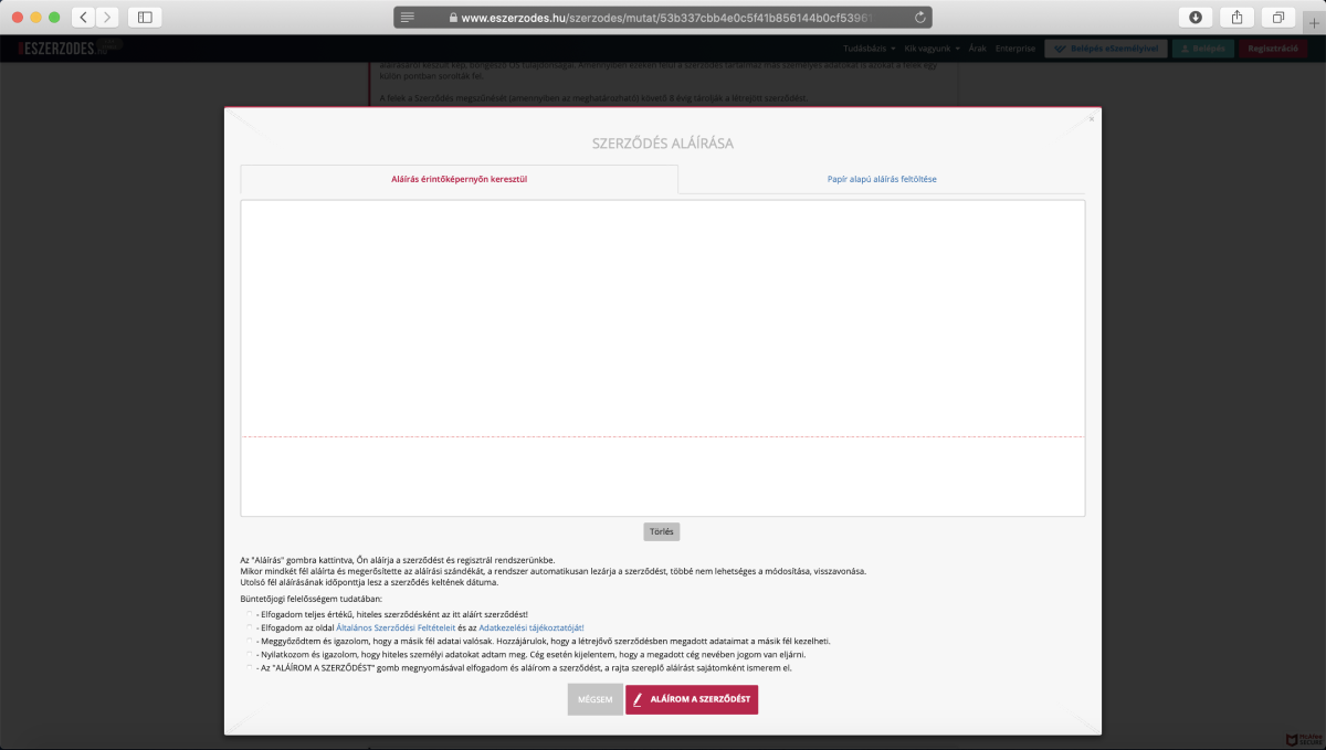 Allkirjastage e-suhtlusleping viies samm